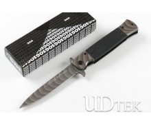 SOG.KS931A fast opening folding knife Feathers pattern hunting knife UD405190 